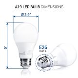 9W LED Bulbs 3000K (Box of 50)